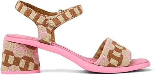Camper Women's Ankle-Strap Heeled Sandal, Multicolor, 7.5 | Image 1