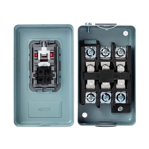 Commande de moteur démarrage arrêt triphasé 3.7KW interrupteur BS216B robuste - 7