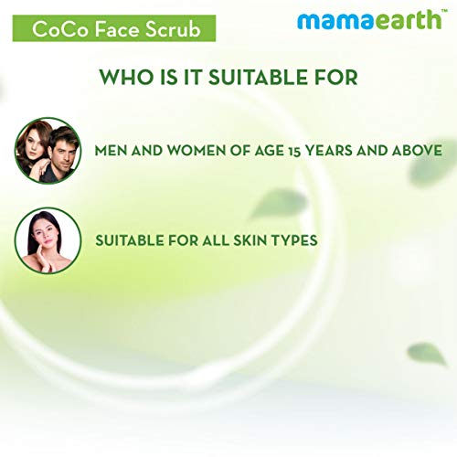 Mamaearth CoCo Face Scrub with Coffee & Cocoa for Rich Exfoliation - 100g - Image 6