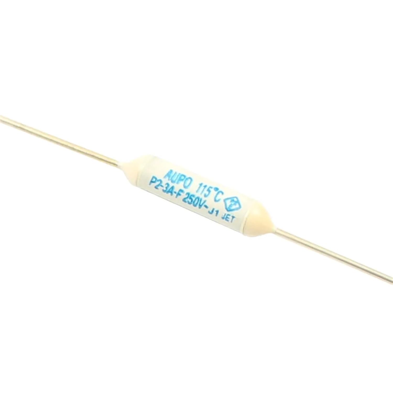 5Pcs Thermal Fuse TF 115C 115 Degree P2-1A-F P2-F P2-3A-F P2-5A-F Axial Links 250V 1A 2A 3A 5A Temperature Switch(115C 3A P2-3A-F)