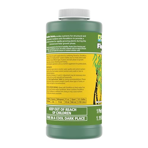 General Hydroponics FloraGro 2-1-6 alimento líquido para plantas 16 oz miniatura 3