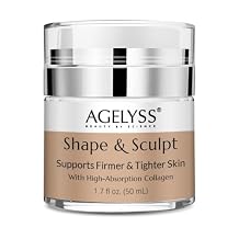 Agelyss Shape & Sculpt - Body Cream - Firm, Plump & Hydrate Skin - Paraben-Free, Cruelty-Free - 1.7 FL OZ - Pack of 1
