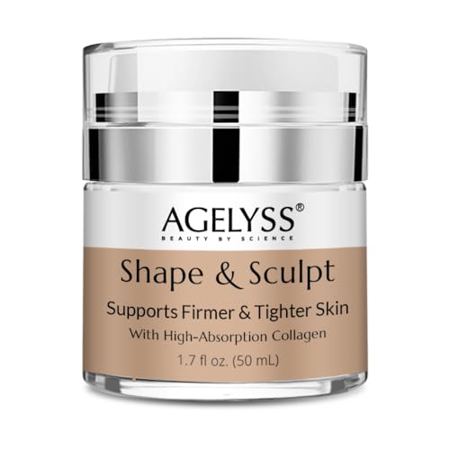 Agelyss Shape & Sculpt - Body Cream - Firm Plump & Hydrate Skin - Paraben-Free Cruelty-Free - 1.7 FL OZ - Pack of 1