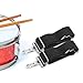 Adjustable Snare Drum Strap Set with Metal Hooks 4Pcs Polyester Drum Sling for Marching SnareComfortable Secure Fit