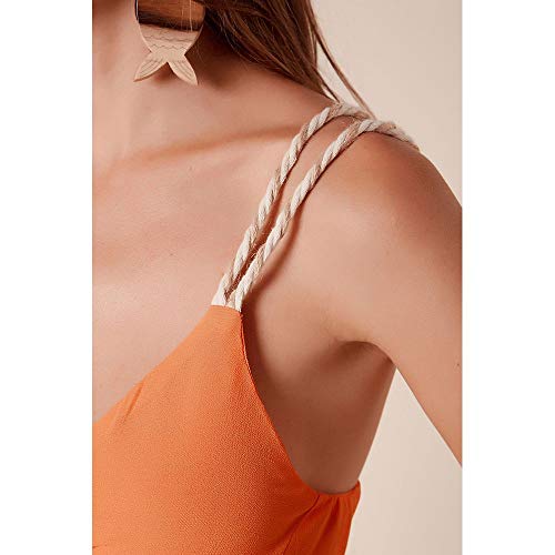 Top Cachecour Alça Corda Laranja Guarana - G