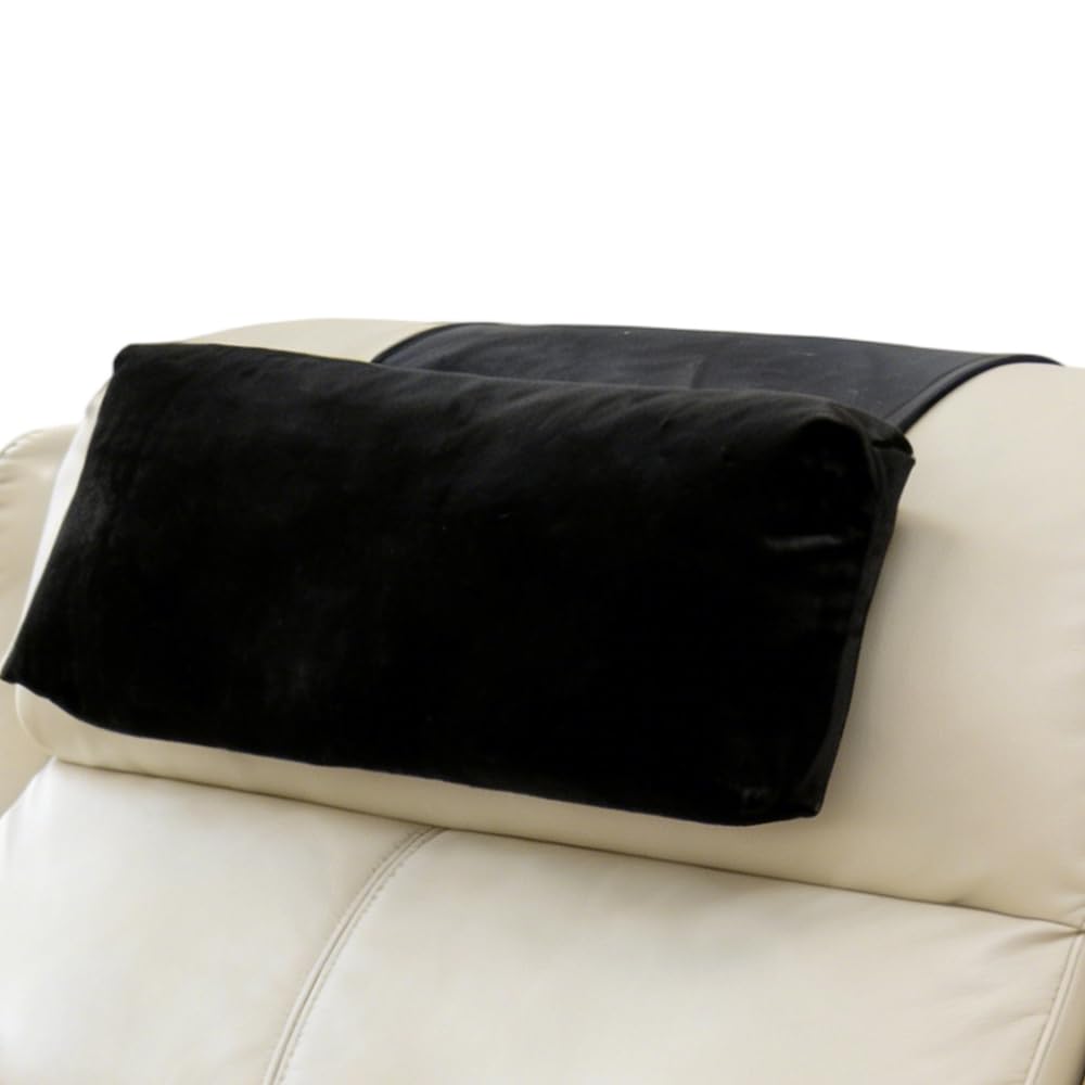 KUWUNG Headrest Pillow for Recliners and Armchairs, Non-Slip Head Pillow for Recliners, Memory Foam, Adjustable Neck Support Pillows, Neck Support Cushion for Chair with Pocket