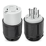 Nilight 30Amp L14-30P L14-30R Male Female Locking Plug and Connector Generator Twist Lock Plugs Adapter 125/250V ETL Listed Industrial Grade Heavy Duty for RV Camper Caravan Trailer