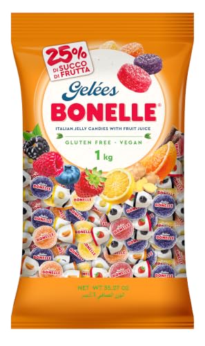 Topkech Bonelle Gelees Rotondo-Jaleas de frutas (2.2lbs)