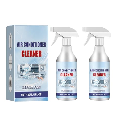 Limpiador De Espuma,2PCS Limpiador De Aire Acondicionado, Limpiador De Espuma Multiusos, Espray De Espuma Limpiadora Para Serpentines,limpiador Multiusos Y Quitamanchas