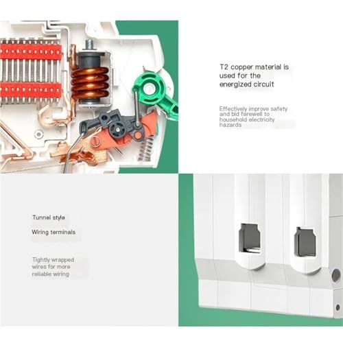 Disjoncteur différentiel LBE5-63A 1P+N 50A pour protection fuite électrique domestique