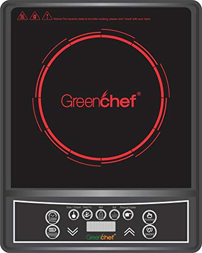 Greenchef Spectra Induction Cooktop (Black, Push Button)