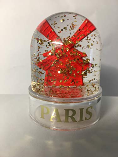 VIANAYA Schneekugel Monuments de Paris – Größe 7 cm – Sockel...