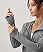 Soothfeel Women's UPF 50+ Sun Protection Hoodie Jacket Lightweight Long Sleeve Sun Shirt for Women with Pocket Hiking Outdoor Dark Grey L