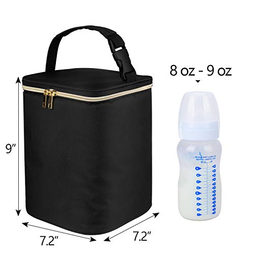 image for Teamoy Breastmilk Cooler Bag, Baby Bottles Bag for up to 4 Large 9 Oun