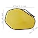 Menolana Table Tennis Racket Cover, Paddle Case Cover Pickleball Racket Cover Hold 2 Paddle 2 Balls for Travel Outdoor Sports Training, Yellow