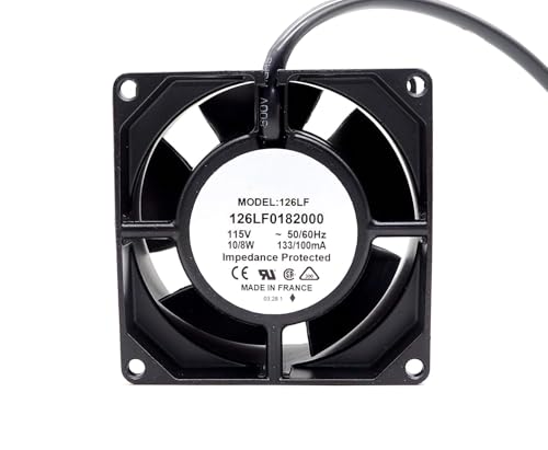Ventilateur de refroidissement 8038 115V pour extraction chaleur boîtier 8cm
