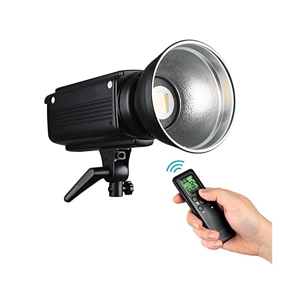 KIKIRon LED-Videoleuchte 5600K 150W LED-Videolicht Wireless Fernbedienung Einstellbare Helligkeit Mit Bowens Mount…