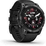 Garmin Epix Pro (Gen 2) Sapphire Edition Smartwatch con cinturino in silicone, cassa 47 mm, grigio carbonio/nero