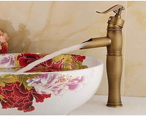 Robinet en cuivre style bambou pour vasque une ambiance spa nature