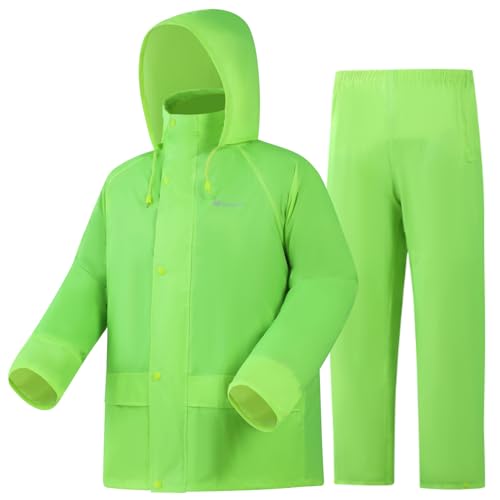 Conjunto de chaqueta y pantalón impermeable para senderismo y paseos urbanos bajo la lluvia