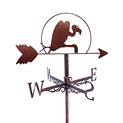 Vane de vent métallique extérieure CLSDRHX pour décoration de jardin et grand pâturage