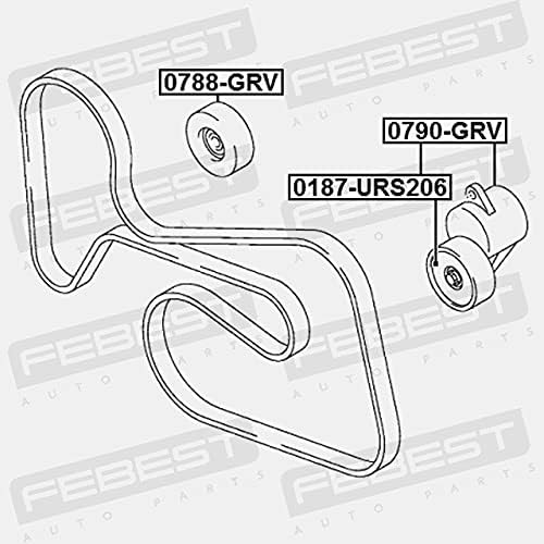 Miniatura 2 de Polea loca Febest 0788-GRV OEM 17530-78K01