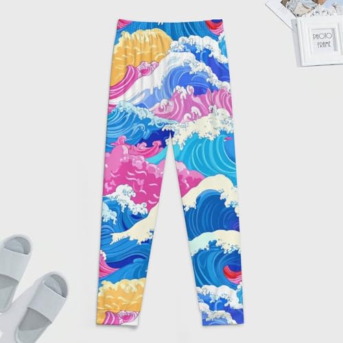 Wave Japanese Men's Pajamas Pants Lightweight Sleep Lounge Pant Pjs Bottoms Casual Sleepwear4