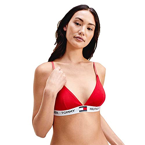 Tommy Hilfiger PADDED TRIANGLE BRA Triangel-BHs Damen, Rot (Tango Red), M