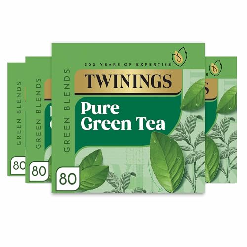 Twinings Pure Green Tea 320 Tea Bags (Multipack of 4 x 80 Tea Bag...