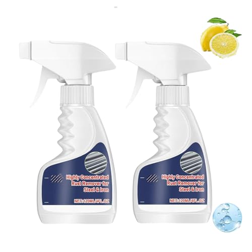 JIAOY Peachloft Heavy Duty Metal Rust Remover, Powerful Rust Removal, Rust Remover For Metal, Rust Remover For Various Metals, Home Rust Removal, Heavy-Duty Metal Rust Remover (2PCS)