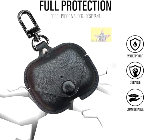 Image of Like Star AirPod Pro /Pro2 Camouflage Leather case Cover Shockproof with Loss Prevention Clip for Apple Air-Pods Pro /Pro2 Wireless Charging Case (Army Grey)