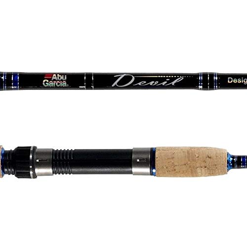 Abu Garcia Devil, Canna Da Pesca Spinning Unisex Adulto, Nero, Devil 702 M 10 30 Spin - 3