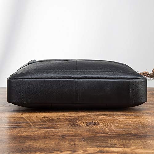 Miniatura 6 de Genuine Leather Sling Bag for Men Small Shoulder Messenger Pack for Outdoor Travel Business with Gift Box