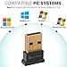 Bluetooth 5.0 USB Adapter, Lovin Product USB Bluetooth 5.0 Wireless EDR Micro Adapter support Windows 10,8.1/8,7,Vista,XP,32/64Bit for Desktop, Laptop computer Headphone Headset Speaker Keyboard Mouse