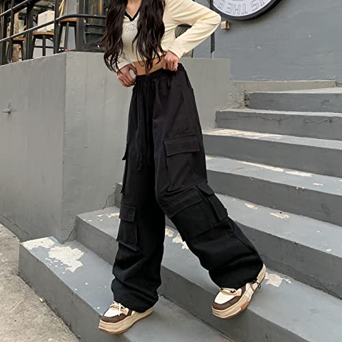 Cargo Pants Women High Waisted Streetwear Casual Pants with 10 Pockets Relaxed Fit3