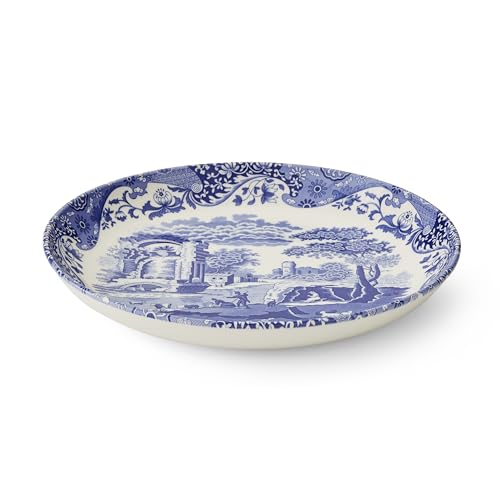 Spode Blue Italian Pasta Serving Bowl - Blue/White, Made in England