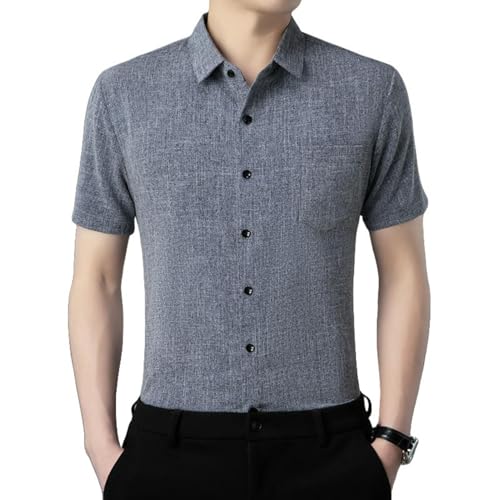 Chemise homme légère coton lin pour éviter la chaleur et la transpiration