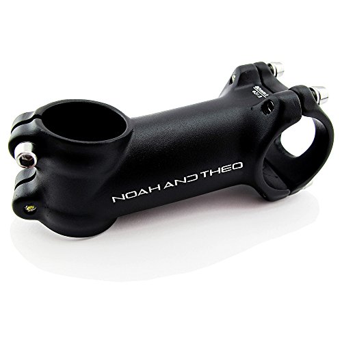 Potence 28,6 mm Noah et Theo noir rigide 80 mm pour cintre vtt route 31,8 mm