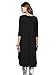 Urban CoCo Women's Half Sleeve High Low Loose Casual T-Shirt Top Tee Dress (Large, Black)