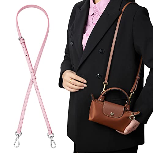 Image of Chispee Leather Replacement Strap Purses Straps for Shoulder Bag Crossbody Handbag DIY Bags Accessory(Strap Light Pink)