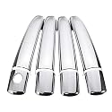 Viviance 8 PCS Autozubehör Chromleiste Türgriff Abdeckung Fall kompatibel mit Peugeot 08-10 207 308 407 kompatibel mit Citroen C4 C6 C4 Picasso