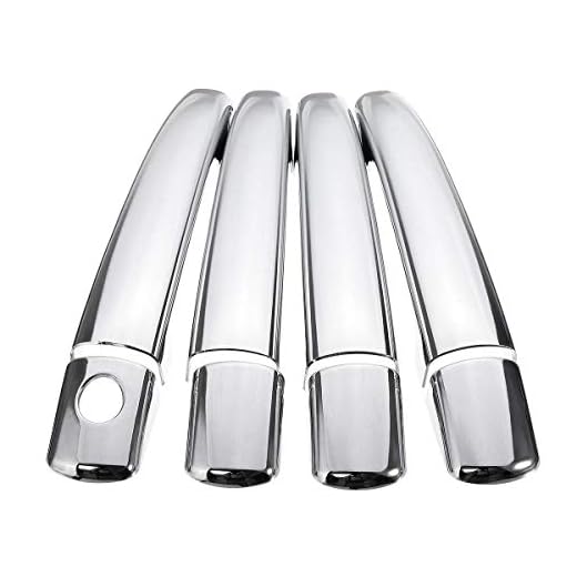 Viviance Poignées De Porte Chrome Housse pour Peugeot 08-10 207 308 407 Citroen C4 C6 C4 Picasso