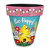 Briarwood Lane Bee Happy Beehive Large Planter