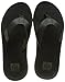 REEF Santa Ana Mens Flip Flop, Arch Support, Water Friendly, Non Marking Outsole, Black, 6
