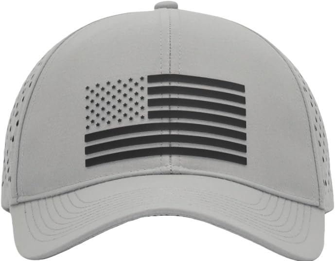 Image of 250th Anniversary USA Flag Hat, Laser Cut Breathable Mesh Patriotic Tactical Baseball Cap for Men Women, Fits OSFM&XXL Head