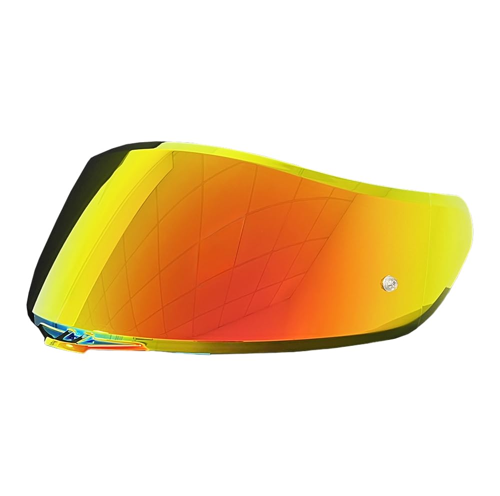 K5 Face Shield Uv-Protected for AGV K1, K1S, K3SV, K5, K5S Helmet Shield Visor Windshield (Revo Deep Red-Day use only)