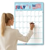 SUNEE 2026-2027 Wall Calendar Large 22.75"x15.5", 21 Month July Calendar (Ends March 2028), Vertical Extra Large, Cute