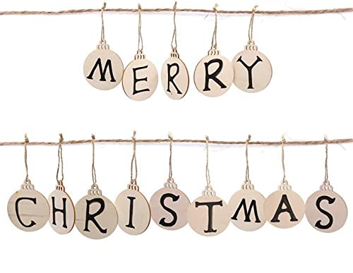 120 Pcs Wood Slices,3.5\" Wooden Christmas Ornaments,Unfinished Predrilled Wood Circles for Crafts Centerpieces,DIY Round Wooden Discs Hanging Decorations - Thumbnail 7