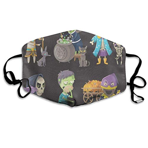 Preisvergleich Produktbild Mouth Face Cover Schal, atmungsaktive Winddichte waschbare und Wiederverwendbare Gesichtsdekorationen für den Außenbereich - Kostüme und Haloween Hot
