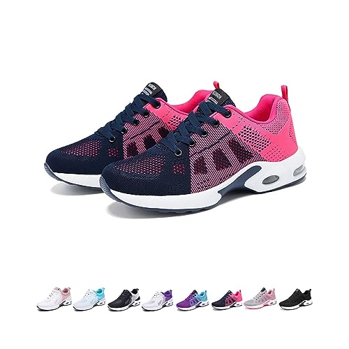 Women Orthopedic Sneakers Stylish Walking Shoes, 2025 New Air Running Shoes, Non Slip Walking Sneakers, Mesh Air Cushion Sneakers for Gym Workout Sports